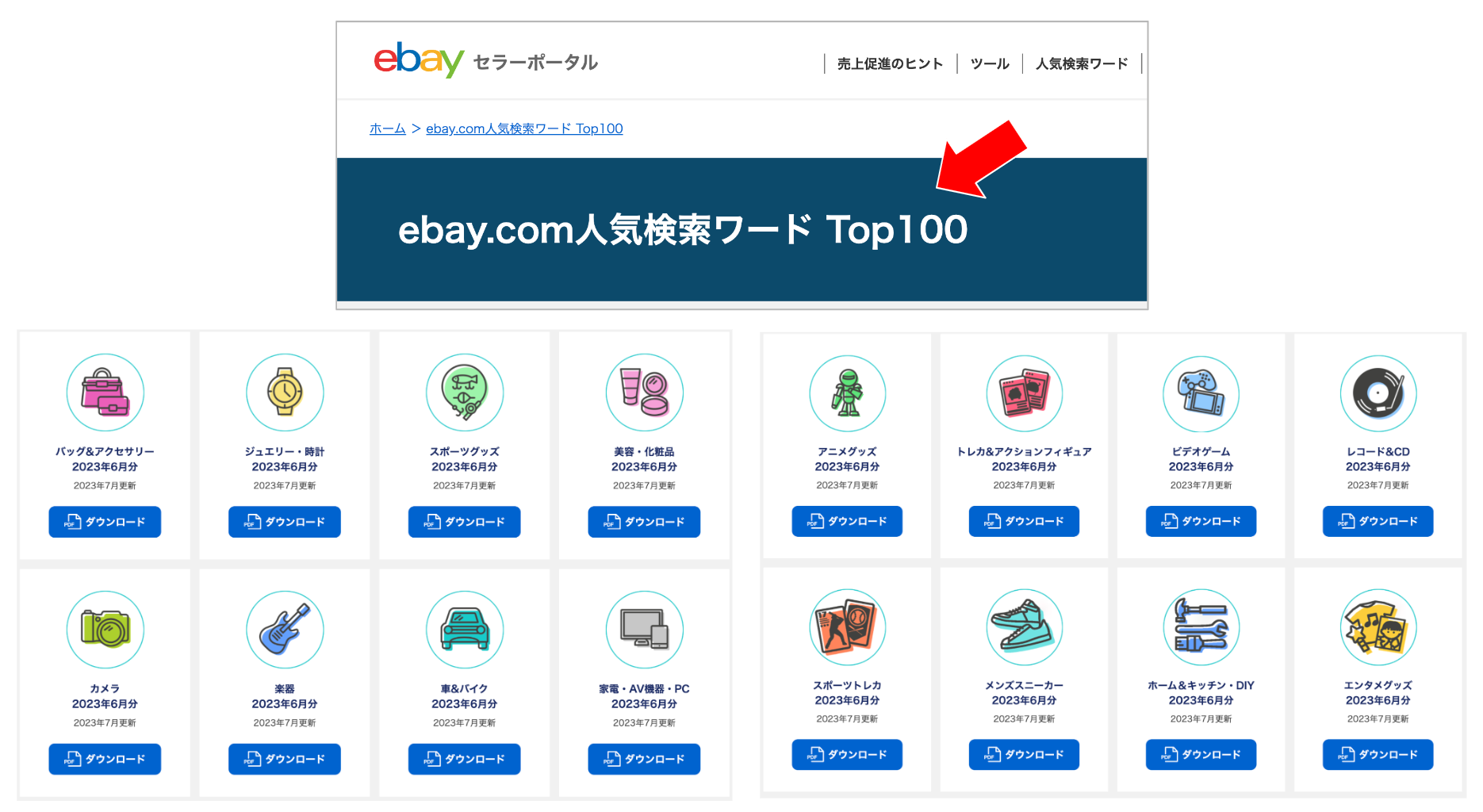 eBayジャパンセラーポータル